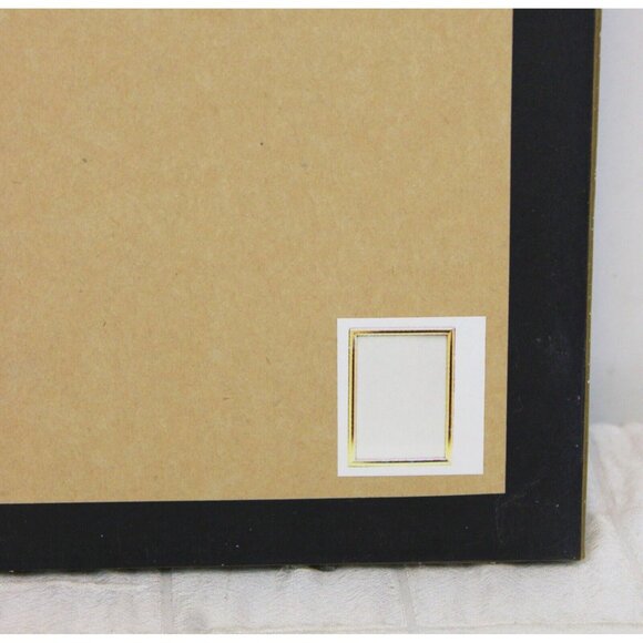 1996 Jennifer Moore Classic Brass Collection Large Photo Frame Gold Glass Black - Picture 12 of 12